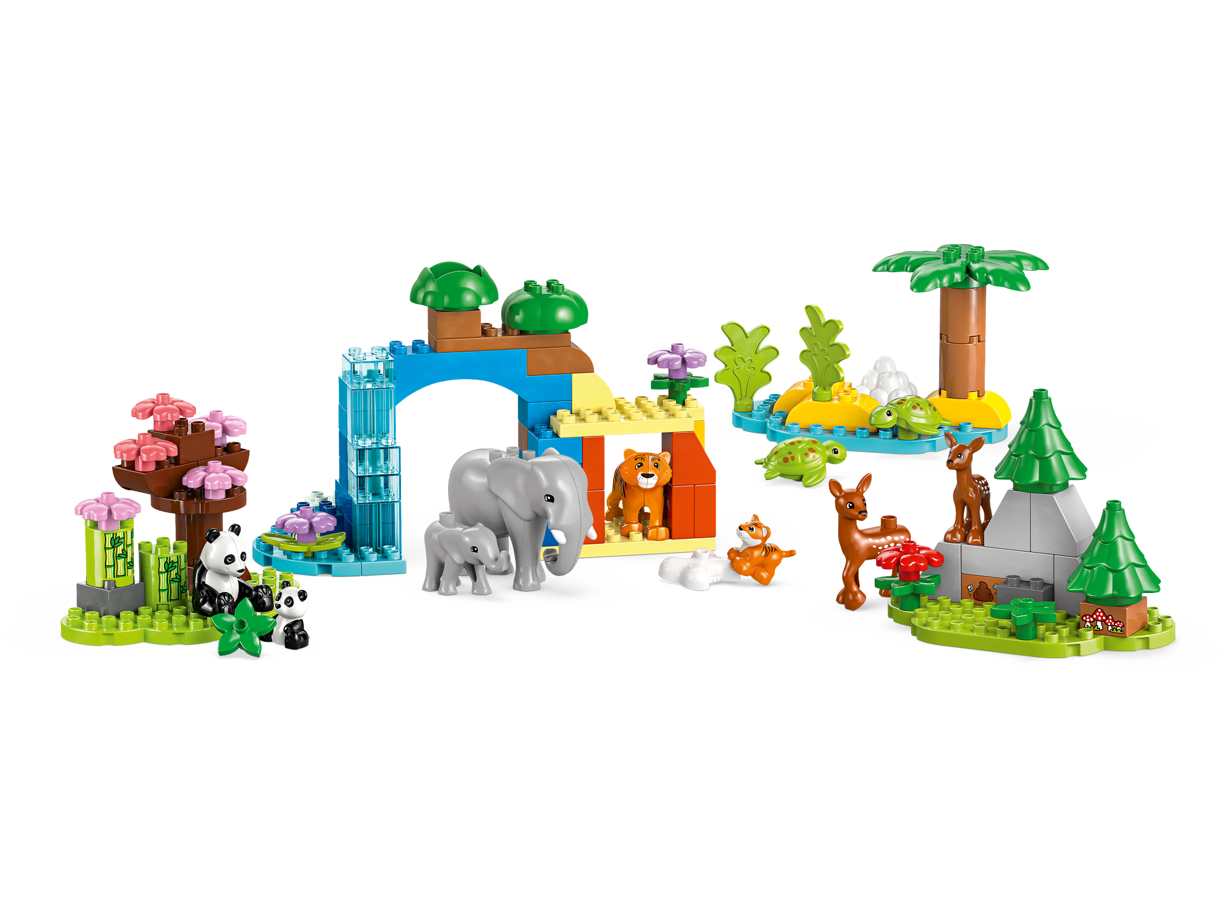LEGO DUPLO Wild Animal Families Building Blocks 92 Pieces - British product