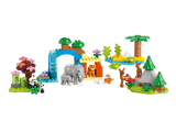 LEGO DUPLO Wild Animal Families Building Blocks 92 Pieces - British product