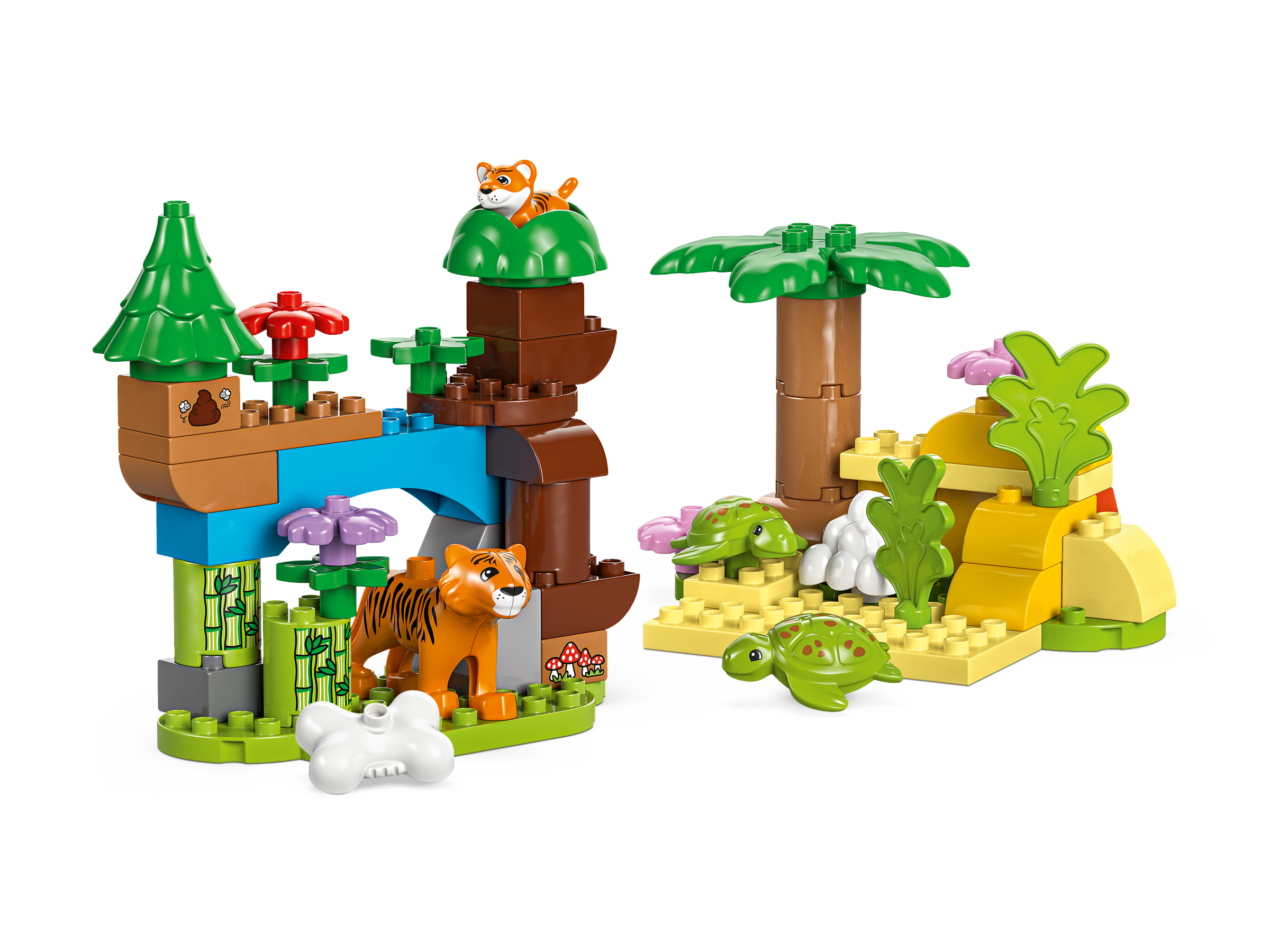 LEGO DUPLO Wild Animal Families Building Blocks 92 Pieces - British product