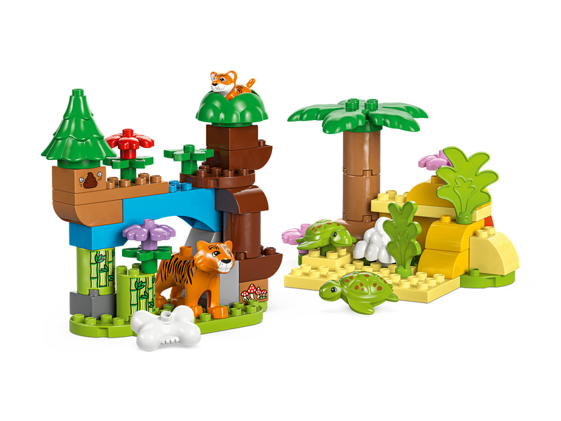 LEGO DUPLO Wild Animal Families Building Blocks 92 Pieces - British product