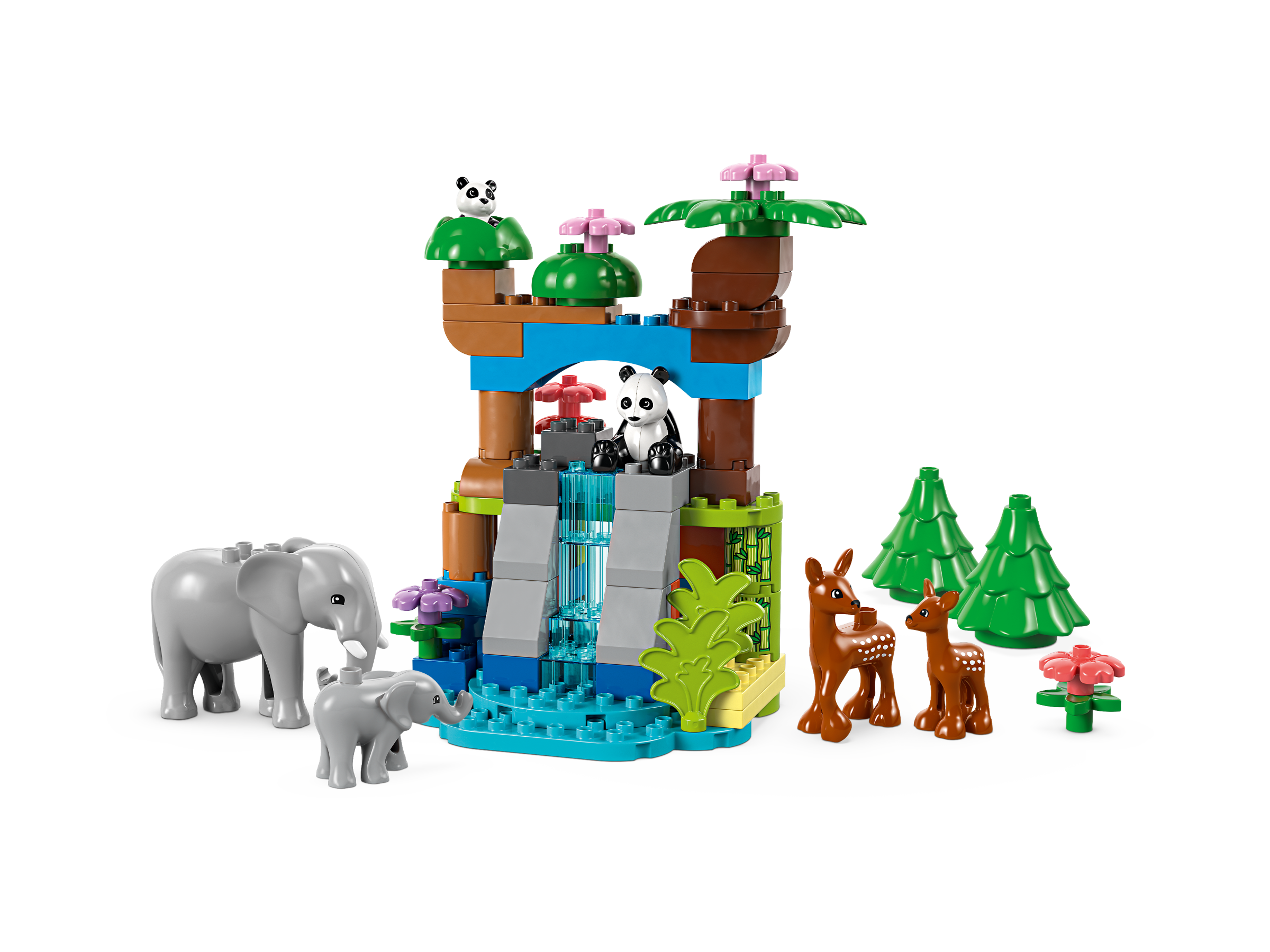 LEGO DUPLO Wild Animal Families Building Blocks 92 Pieces - British product