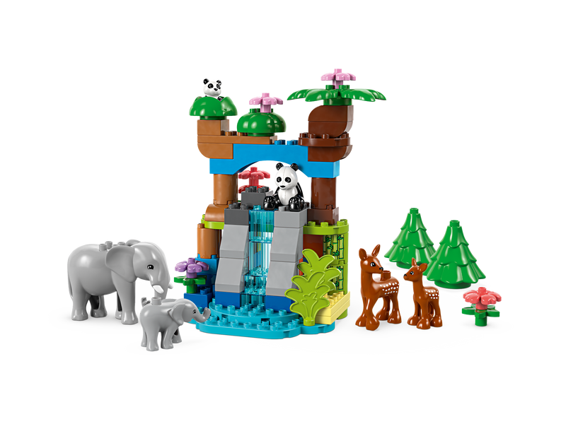 LEGO DUPLO Wild Animal Families Building Blocks 92 Pieces - British product