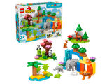 LEGO DUPLO Wild Animal Families Building Blocks 92 Pieces - British product