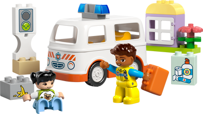Lego Duplo Krankenwagen & Fahrer Bauset 19 Teile