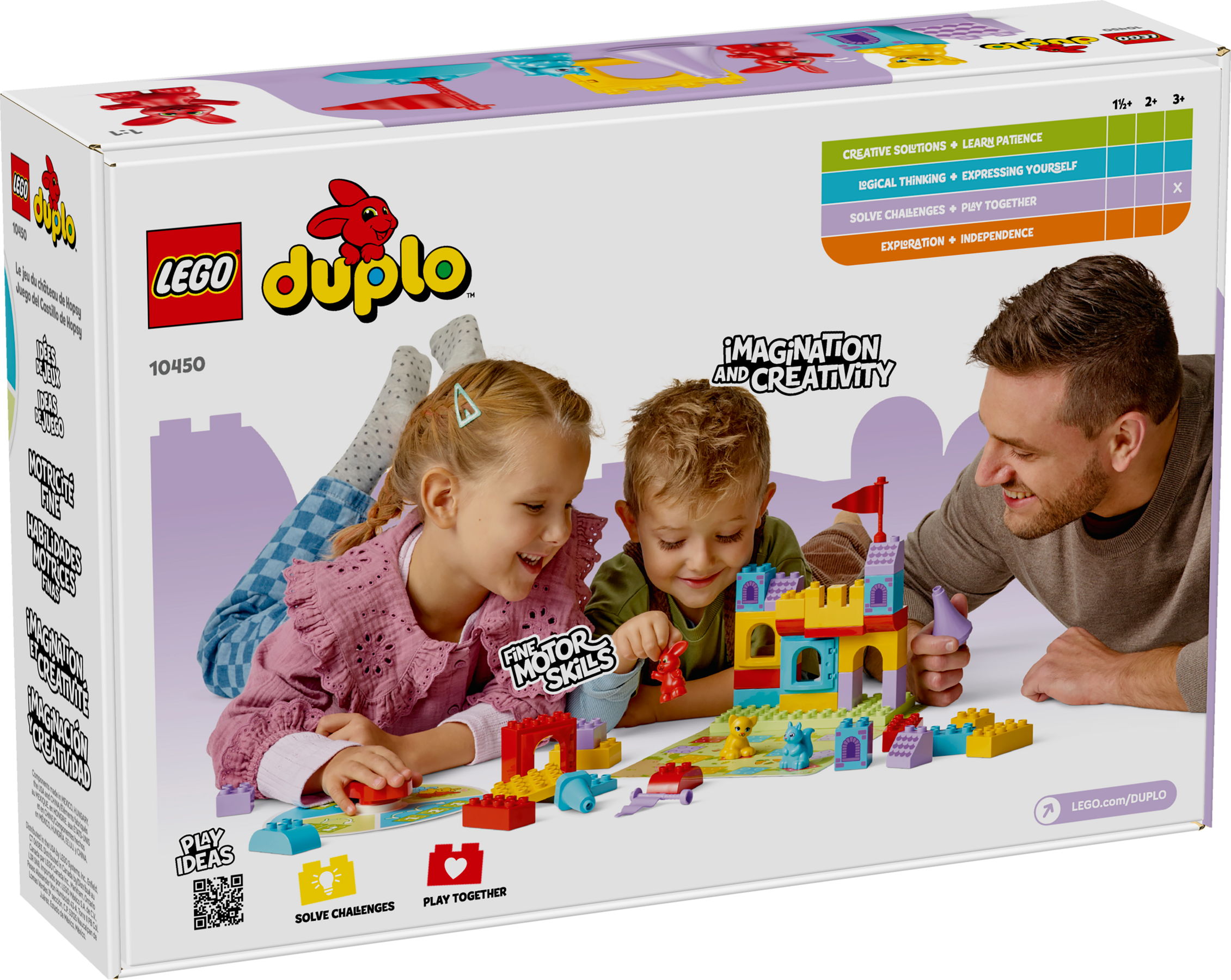LEGO DUPLO Hopsy's Castle Board Game 47 Pieces, UK version
