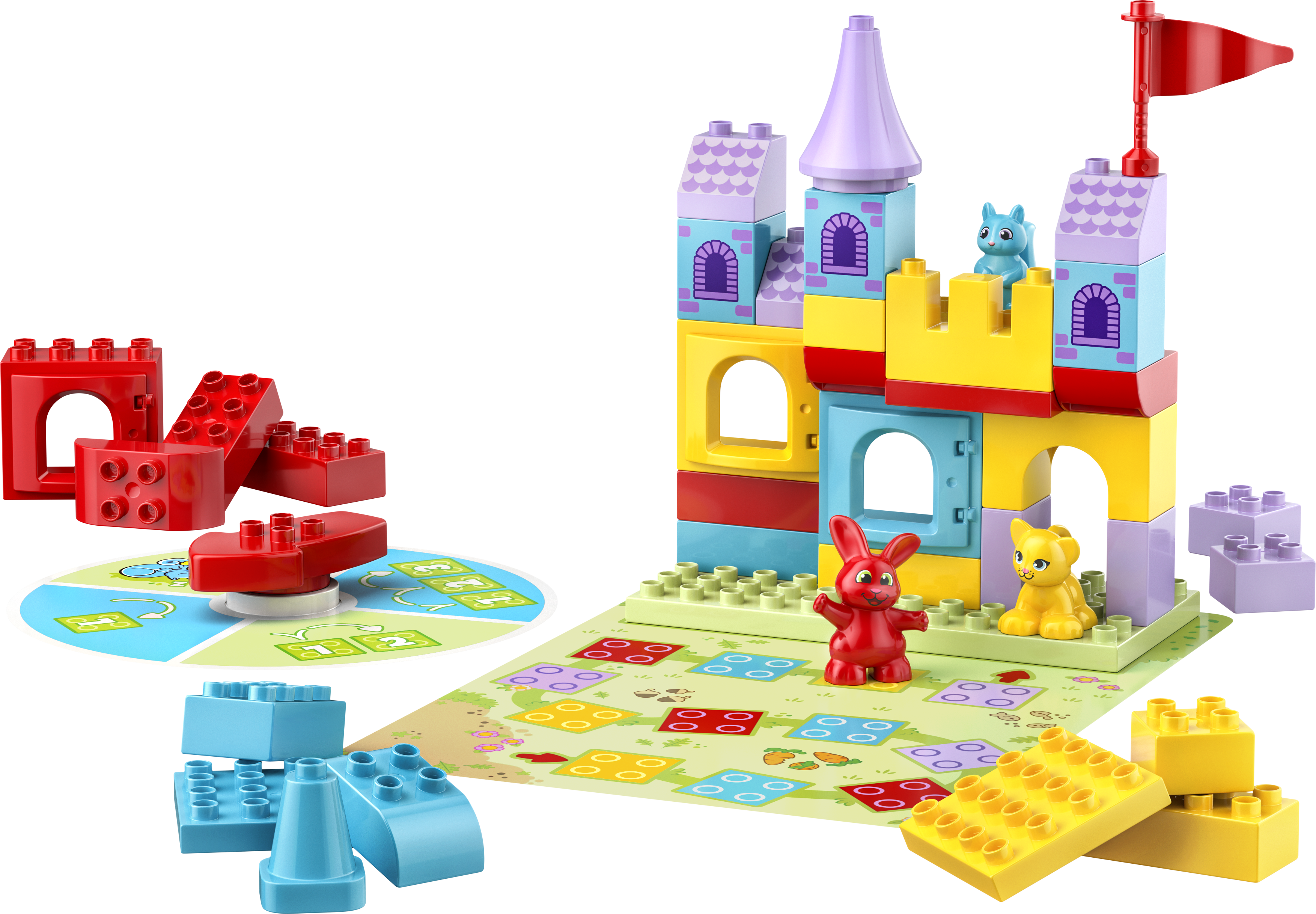 LEGO DUPLO Hopsy's Castle Board Game 47 Pieces, UK version