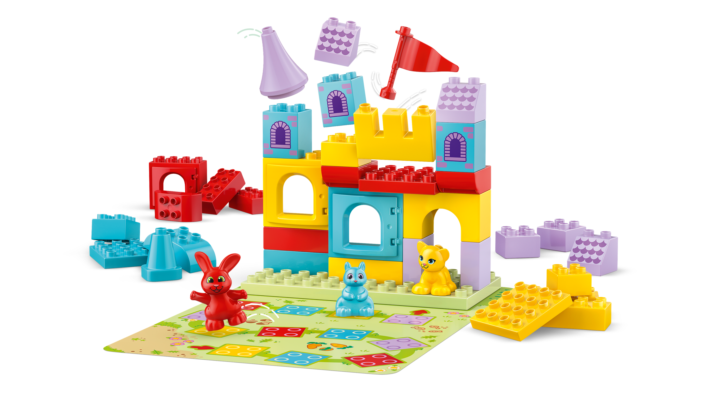 LEGO DUPLO Hopsy's Castle Board Game 47 Pieces, UK version
