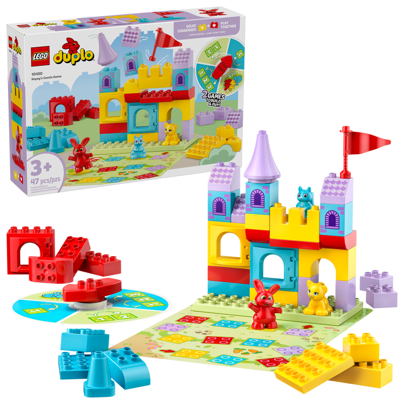 LEGO DUPLO Hopsy's Castle Board Game 47 Pieces, UK version