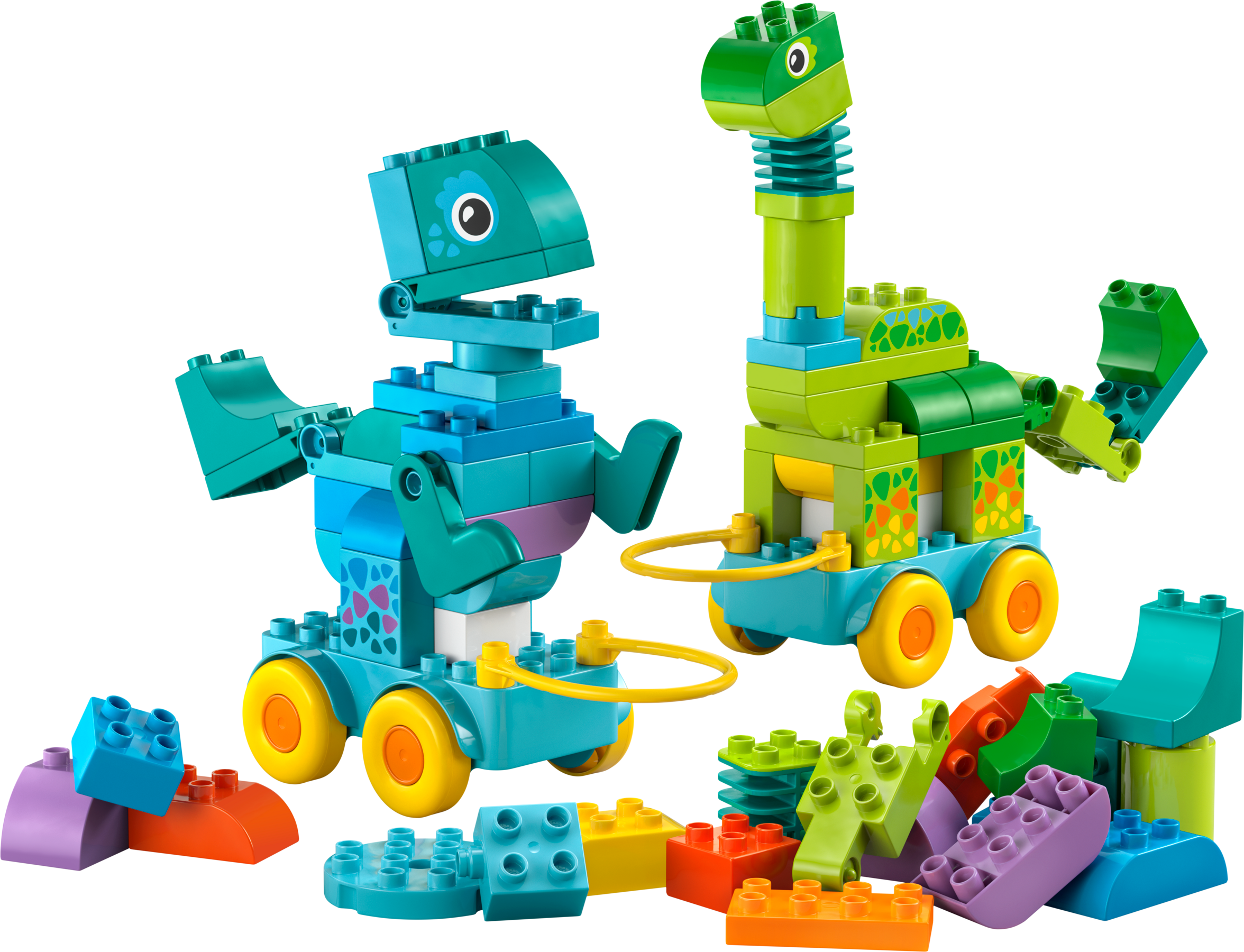 LEGO DUPLO Dinosaurs on Wheels 108 Pieces - British product