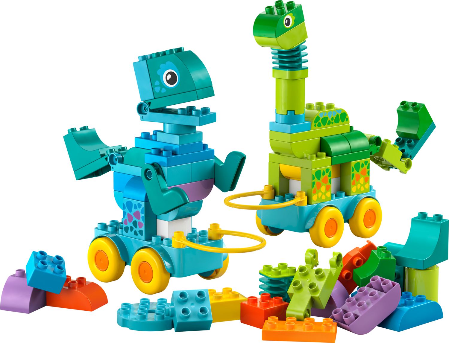 LEGO DUPLO Dinosaurs on Wheels 108 Pieces - British product