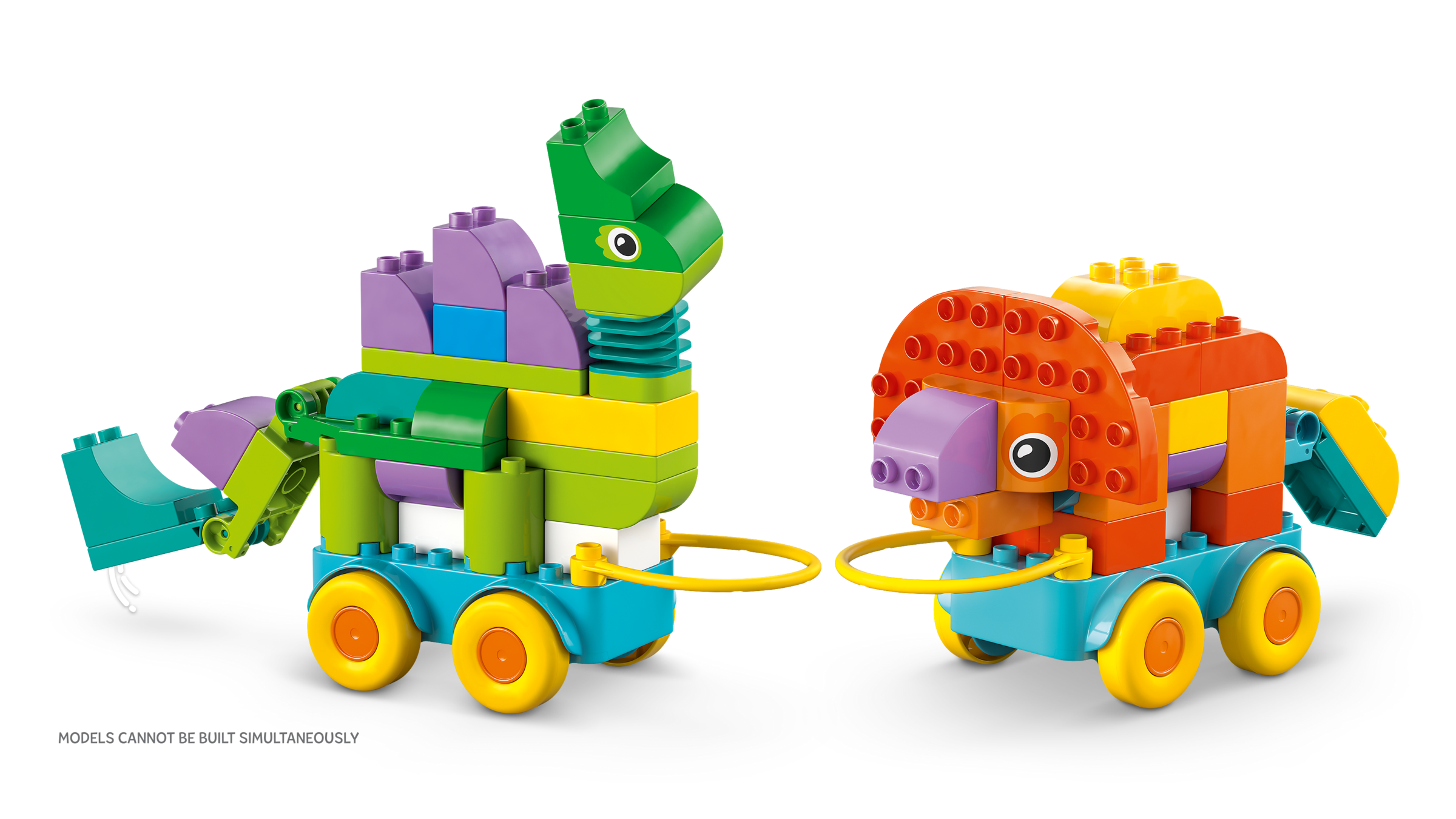 LEGO DUPLO Dinosaurs on Wheels 108 Pieces - British product