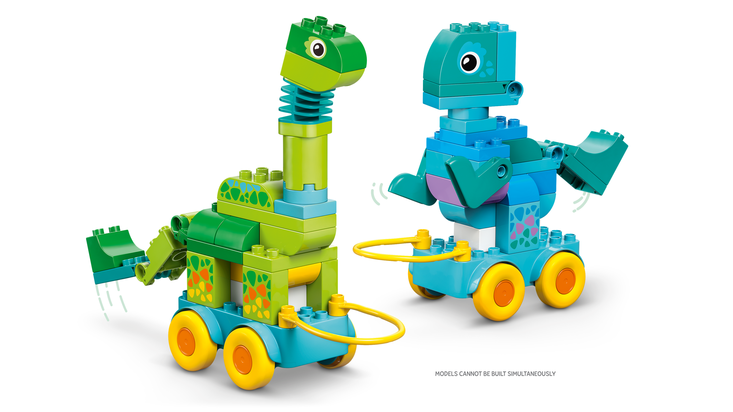 LEGO DUPLO Dinosaurs on Wheels 108 Pieces - British product