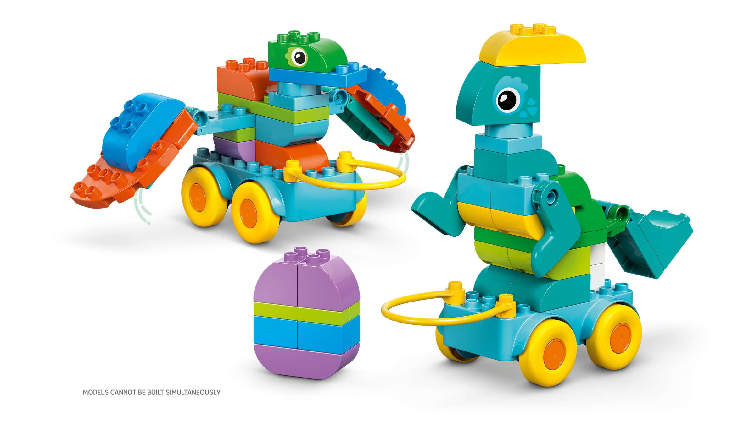 LEGO DUPLO Dinosaurs on Wheels 108 Pieces - British product