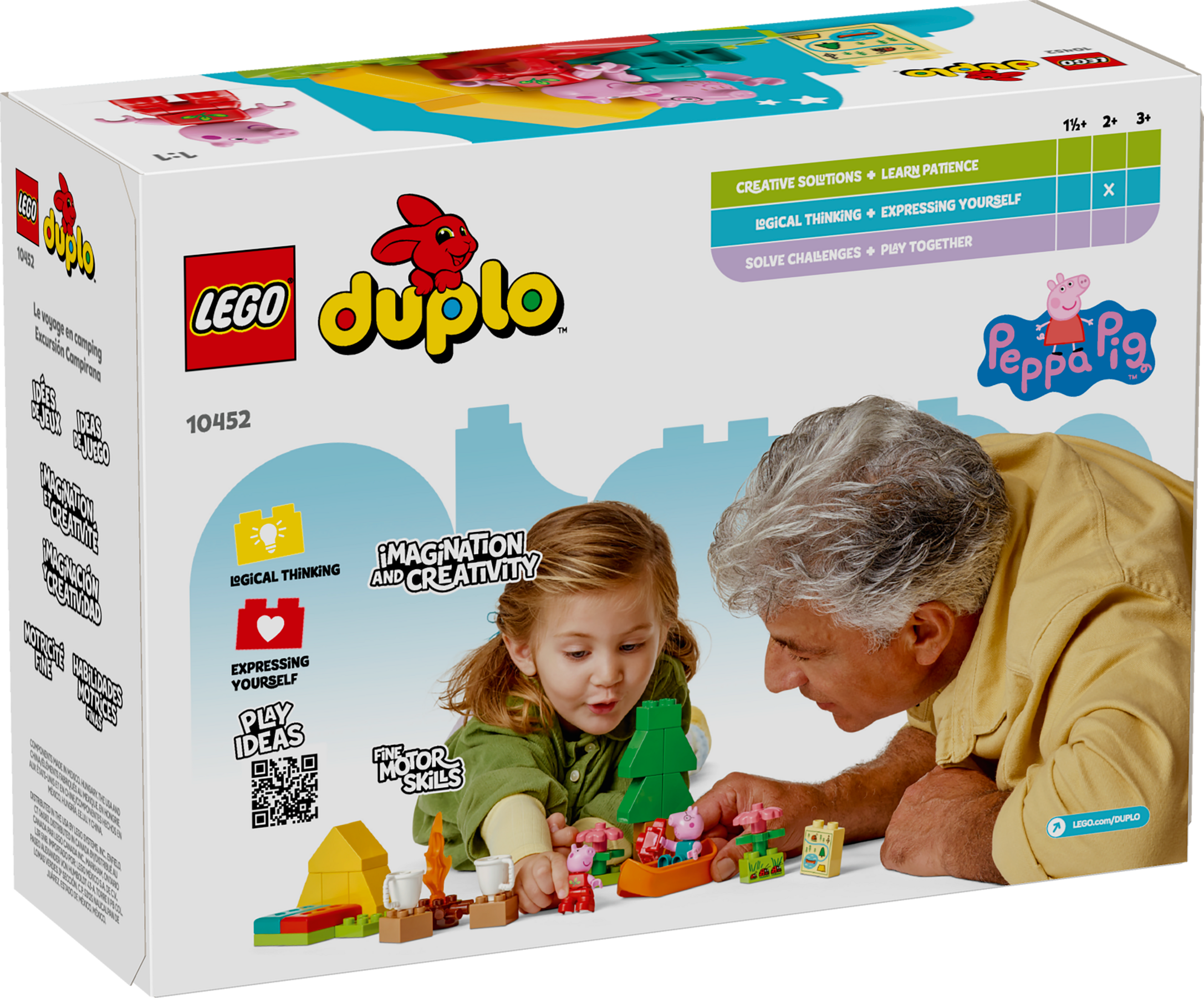 LEGO DUPLO Peppa Pig Camping Trip 32 Pieces - British product