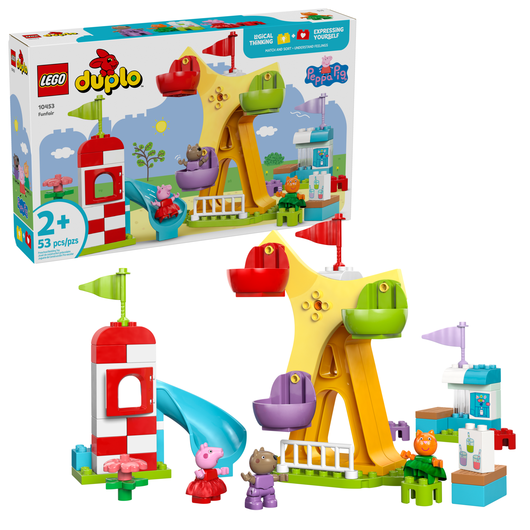 LEGO DUPLO Peppa Pig Funfair 53 pieces - British product