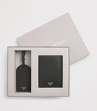 Emporio Armani leather passport holder and tag set - British product