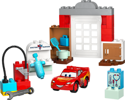 Set de construction LEGO DUPLO La Visite de Flash McQueen chez Doc Hudson - 35 pièces