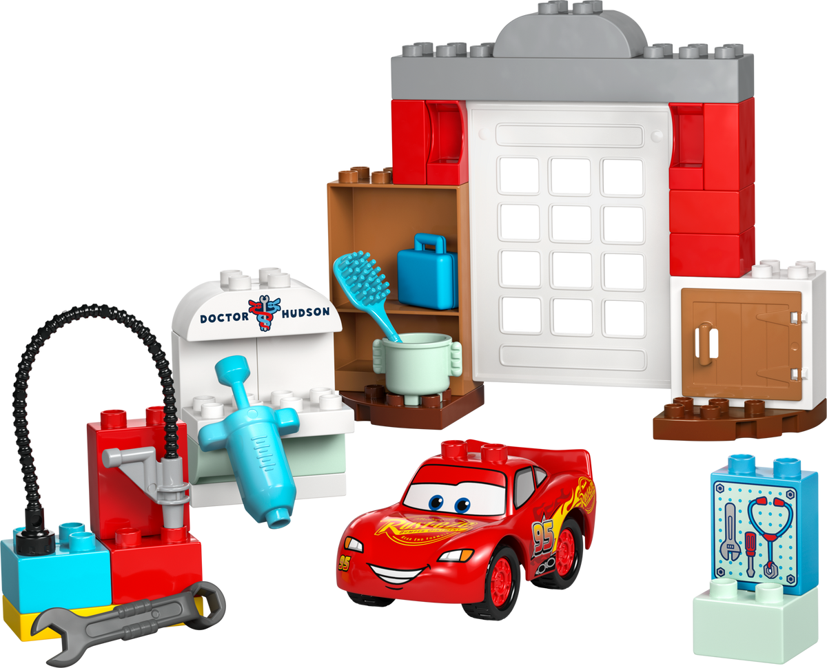 LEGO DUPLO Cars McQueen Visit Garage 35pc, imported from the UK