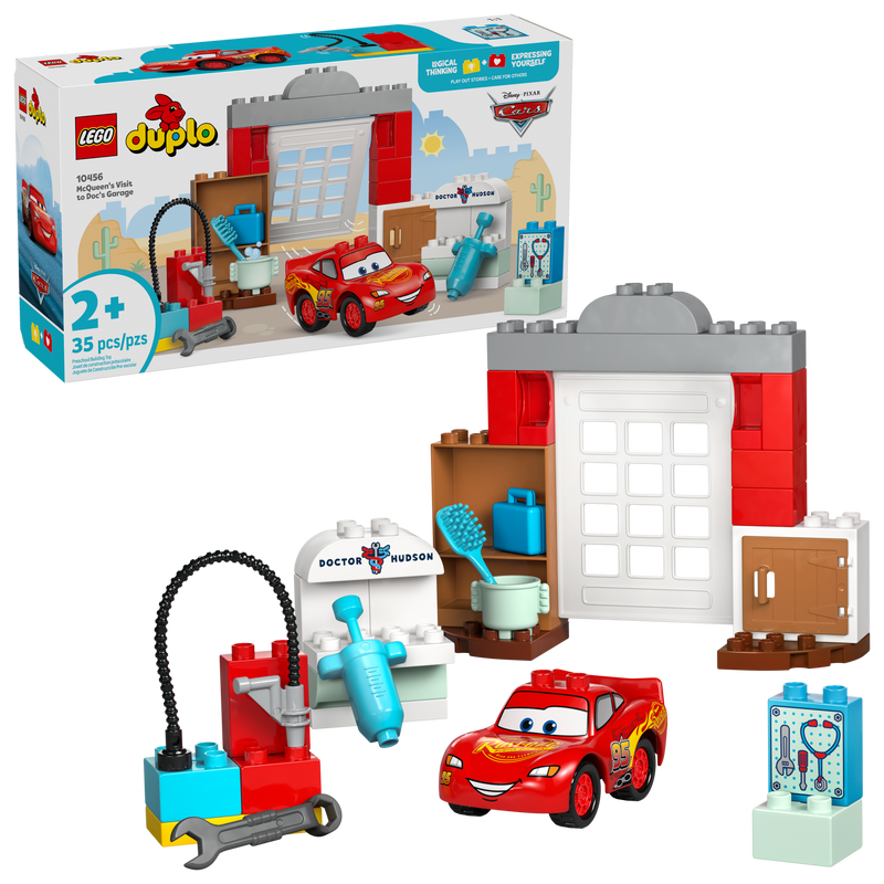 LEGO DUPLO Cars McQueen Visit Garage 35pc, imported from the UK