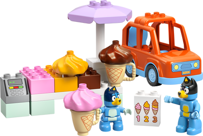 مجموعة مكعبات LEGO DUPLO لرحلة الآيس كريم مع بلوy، 22 قطعة