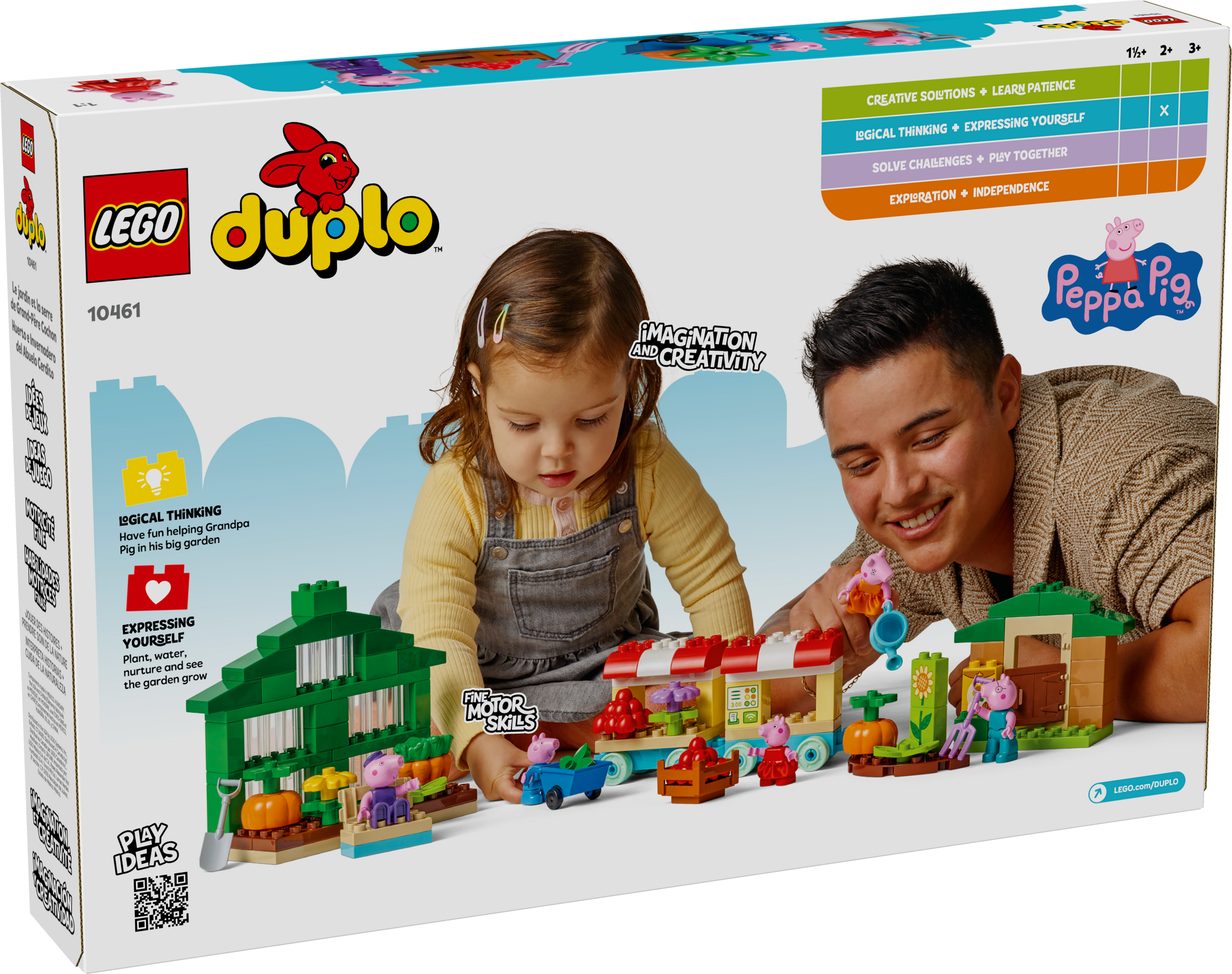 LEGO Duplo Grandpa Pig Garden and Greenhouse 102 Pieces, UK version