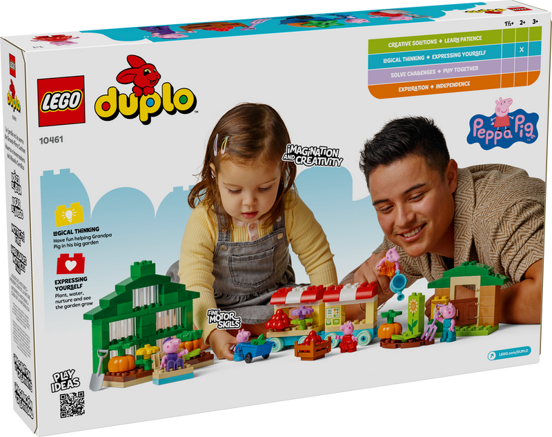 LEGO Duplo Grandpa Pig Garden and Greenhouse 102 Pieces, UK version