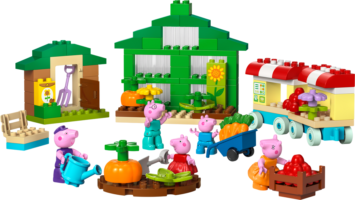LEGO Duplo Grandpa Pig Garden and Greenhouse 102 Pieces, UK version