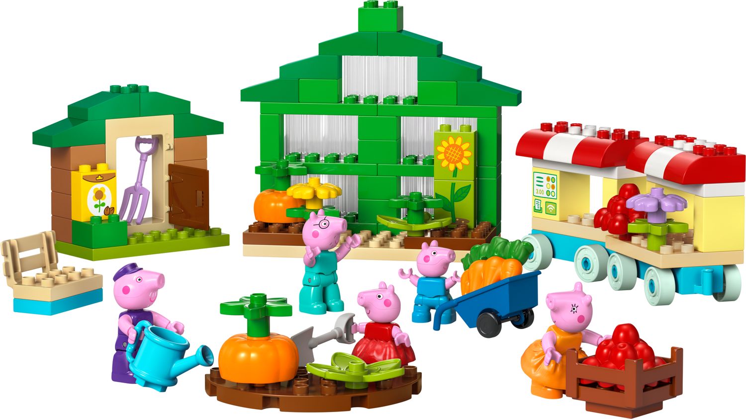 LEGO Duplo Grandpa Pig Garden and Greenhouse 102 Pieces, UK version