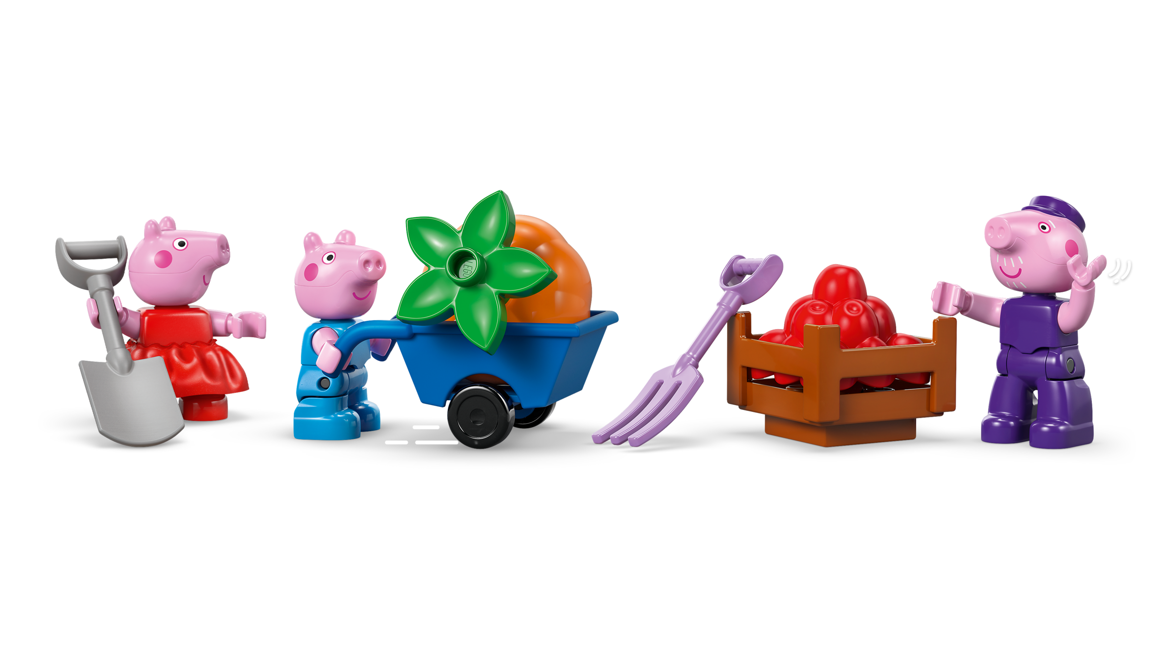 LEGO Duplo Grandpa Pig Garden and Greenhouse 102 Pieces, UK version