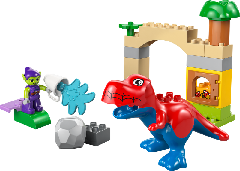 LEGO DUPLO Spidey-Rex vs Green Goblin 25-piece set, UK version