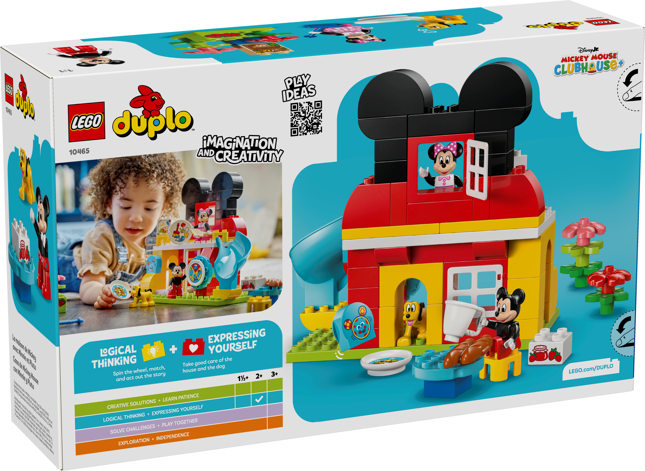 LEGO DUPLO Mickey Mouse Clubhouse playset 87 pieces, imported from the UK
