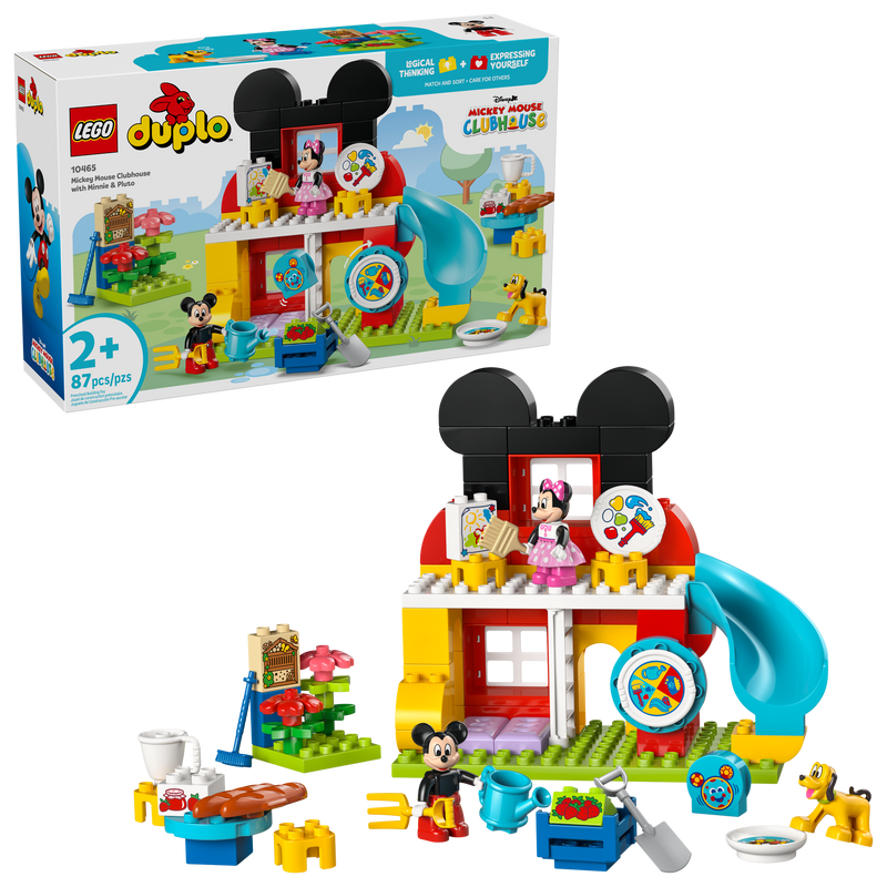 LEGO DUPLO Mickey Mouse Clubhouse playset 87 pieces, imported from the UK