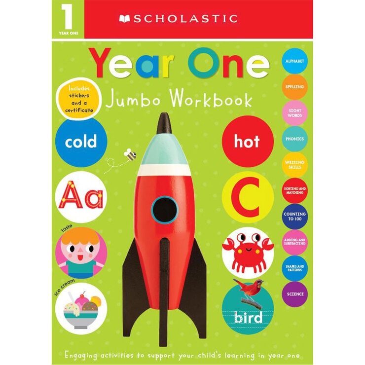 Jumbo Workbook Assortment 3-6 years, imported from the UK