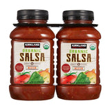 Kirkland Signature organic medium salsa 2 x 1.08kg, imported from the UK