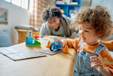 LEGO DUPLO Blue Police Motorcycle toddler playset, imported from the UK