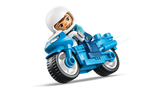 LEGO DUPLO Blue Police Motorcycle toddler playset, imported from the UK