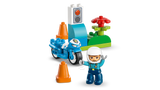 LEGO DUPLO Blue Police Motorcycle toddler playset, imported from the UK