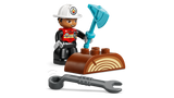 LEGO DUPLO fire truck with hose and firefighter, UK version
