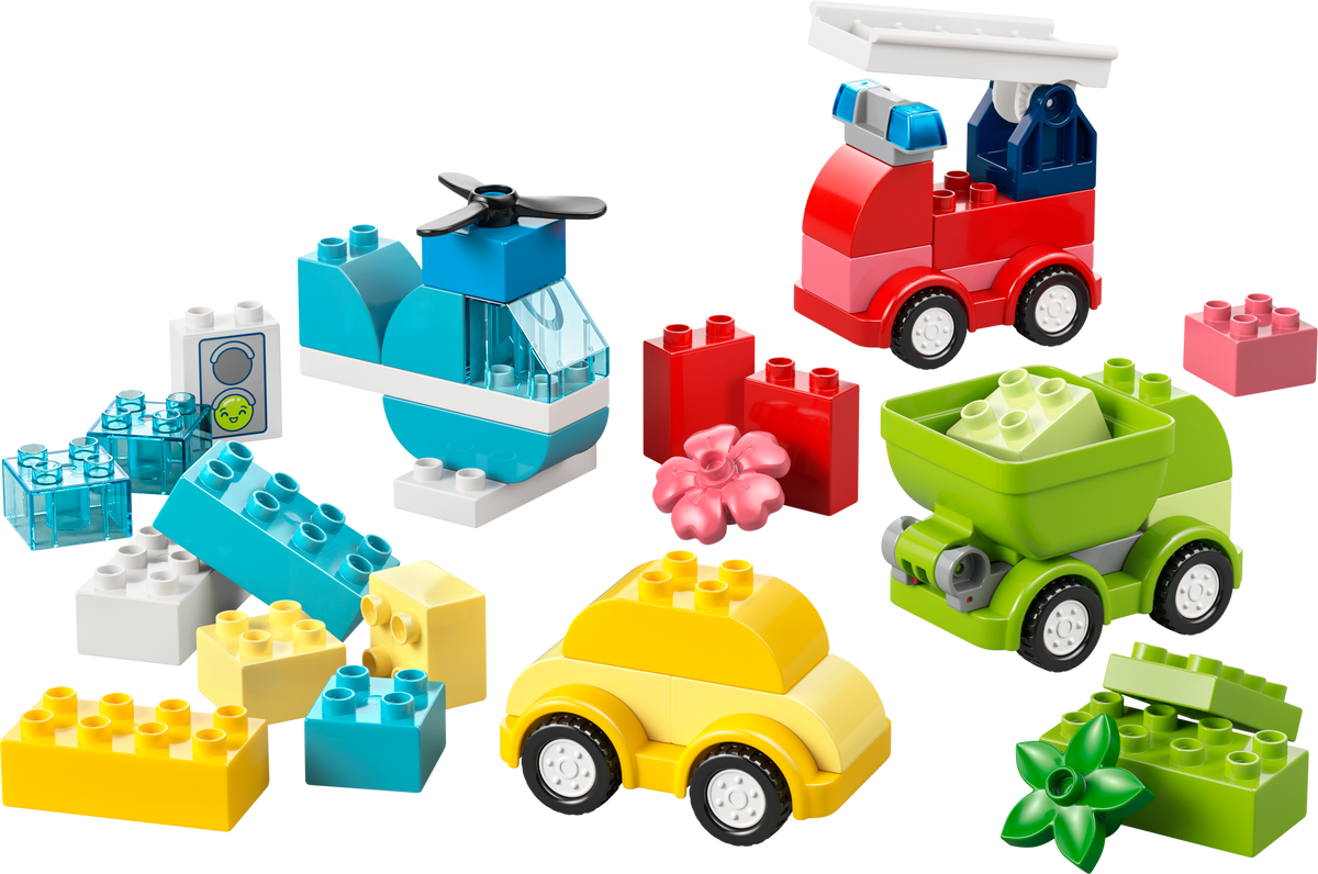 LEGO DUPLO Creative Vehicles building set 42 pieces, imported from the UK