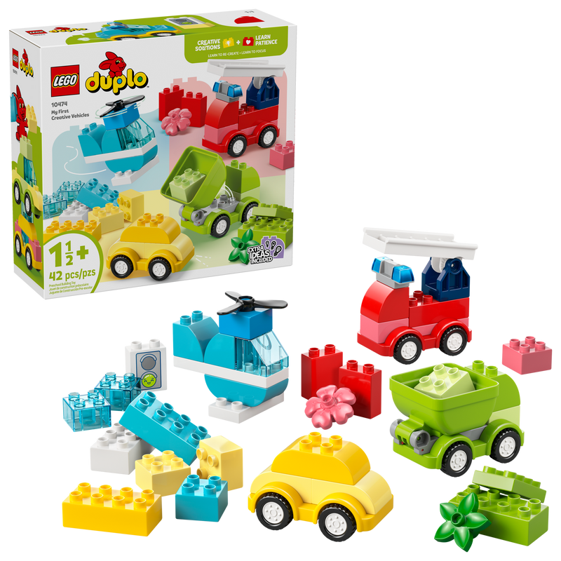 LEGO DUPLO Creative Vehicles building set 42 pieces, imported from the UK