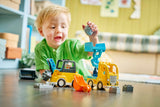 LEGO DUPLO 3-in-1 construction vehicles set 22 pieces, imported from the UK