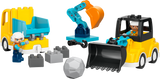 LEGO DUPLO 3-in-1 construction vehicles set 22 pieces, imported from the UK