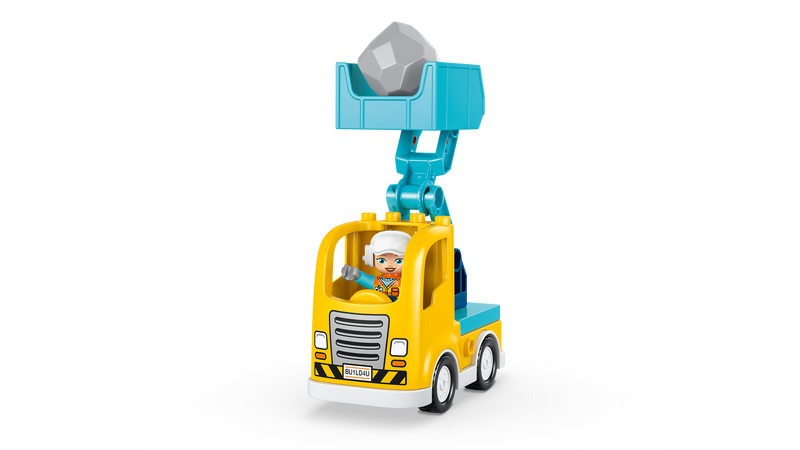 LEGO DUPLO 3-in-1 construction vehicles set 22 pieces, imported from the UK