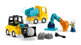 LEGO DUPLO 3-in-1 construction vehicles set 22 pieces, imported from the UK
