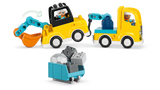 LEGO DUPLO 3-in-1 construction vehicles set 22 pieces, imported from the UK