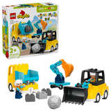 LEGO DUPLO 3-in-1 construction vehicles set 22 pieces, imported from the UK
