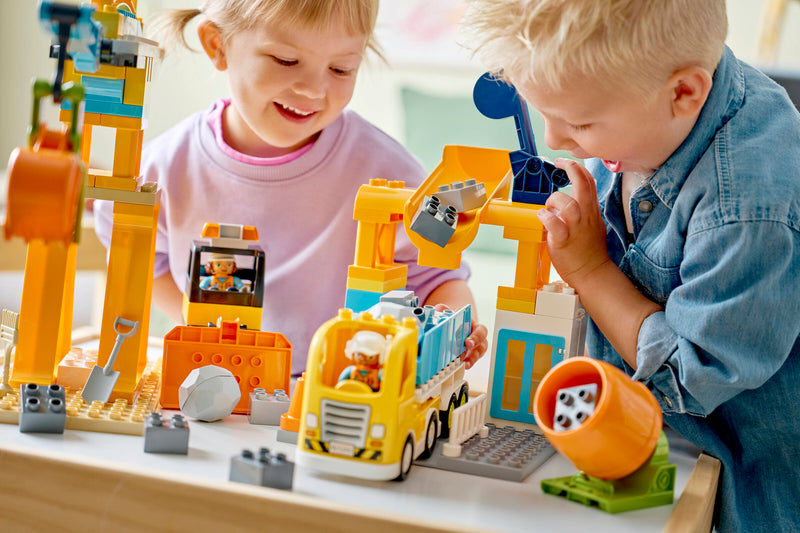 LEGO DUPLO 3 in 1 construction set with vehicles (British brand)