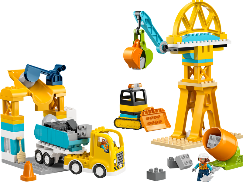 LEGO DUPLO 3 in 1 construction set with vehicles (British brand)
