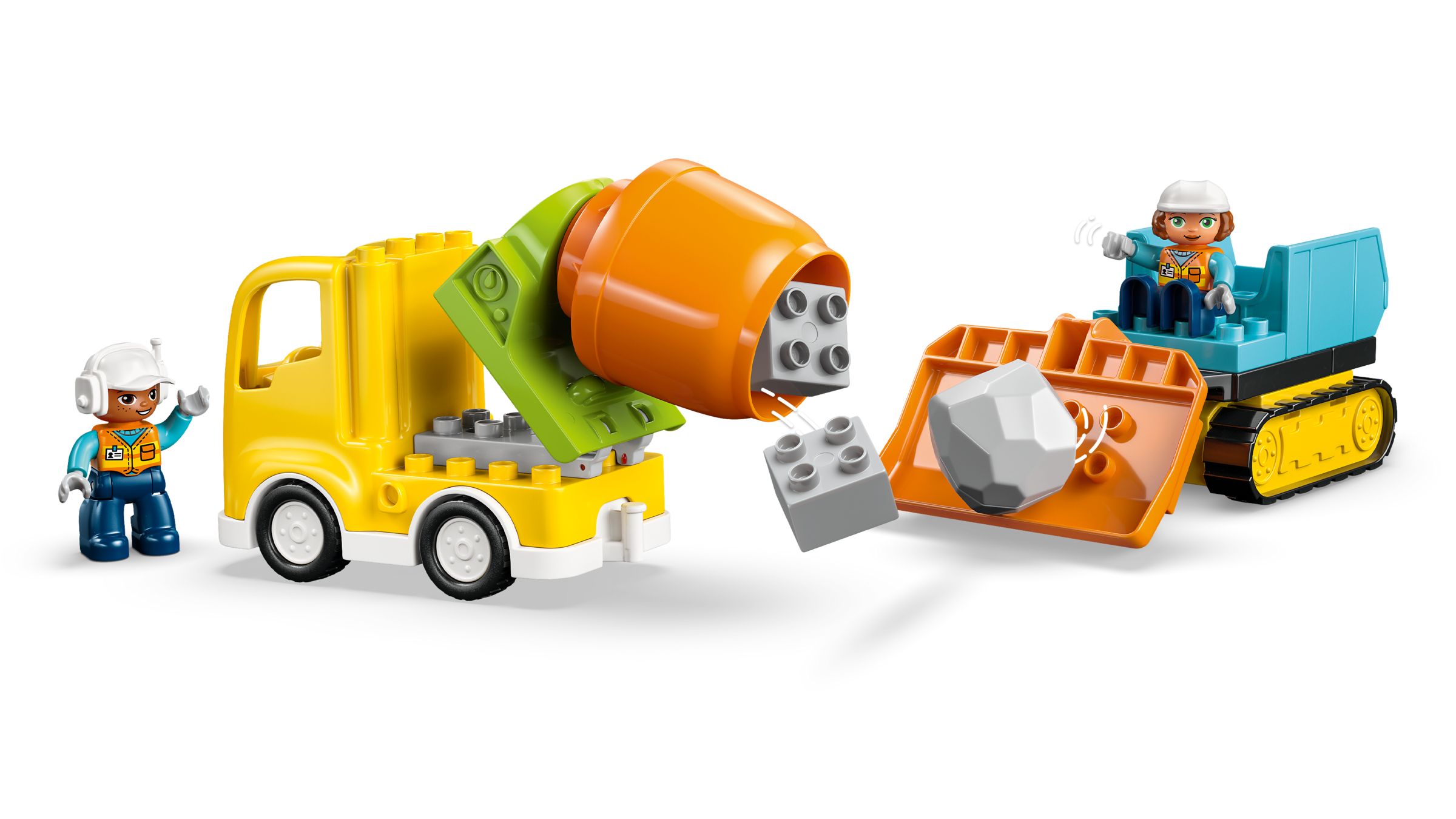 LEGO DUPLO 3 in 1 construction set with vehicles (British brand)