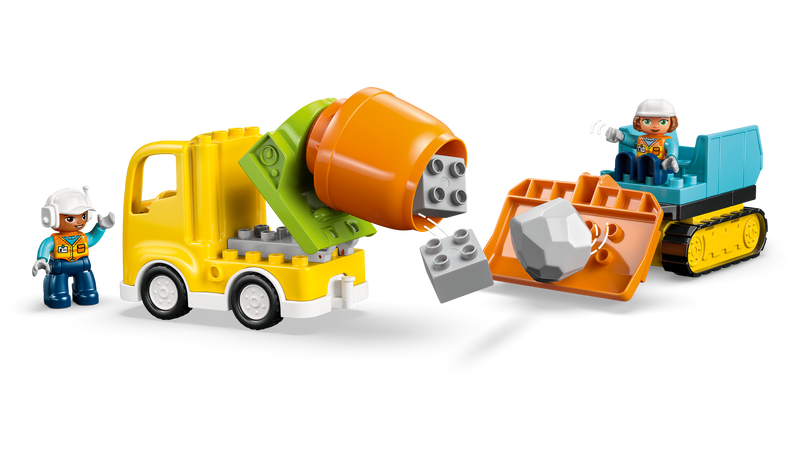 LEGO DUPLO 3 in 1 construction set with vehicles (British brand)